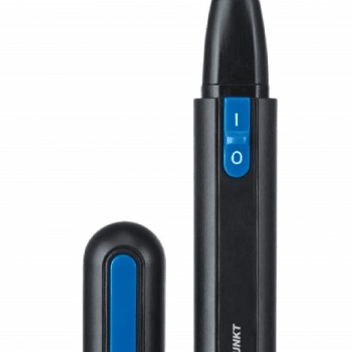 Blaupunkt Cortapelos para Nariz y Oidos - IPX4 - Incluye Accesorios - Alimentacion con Pila AA Incluida - Tapa Protectora - Color Negro y Azul 1