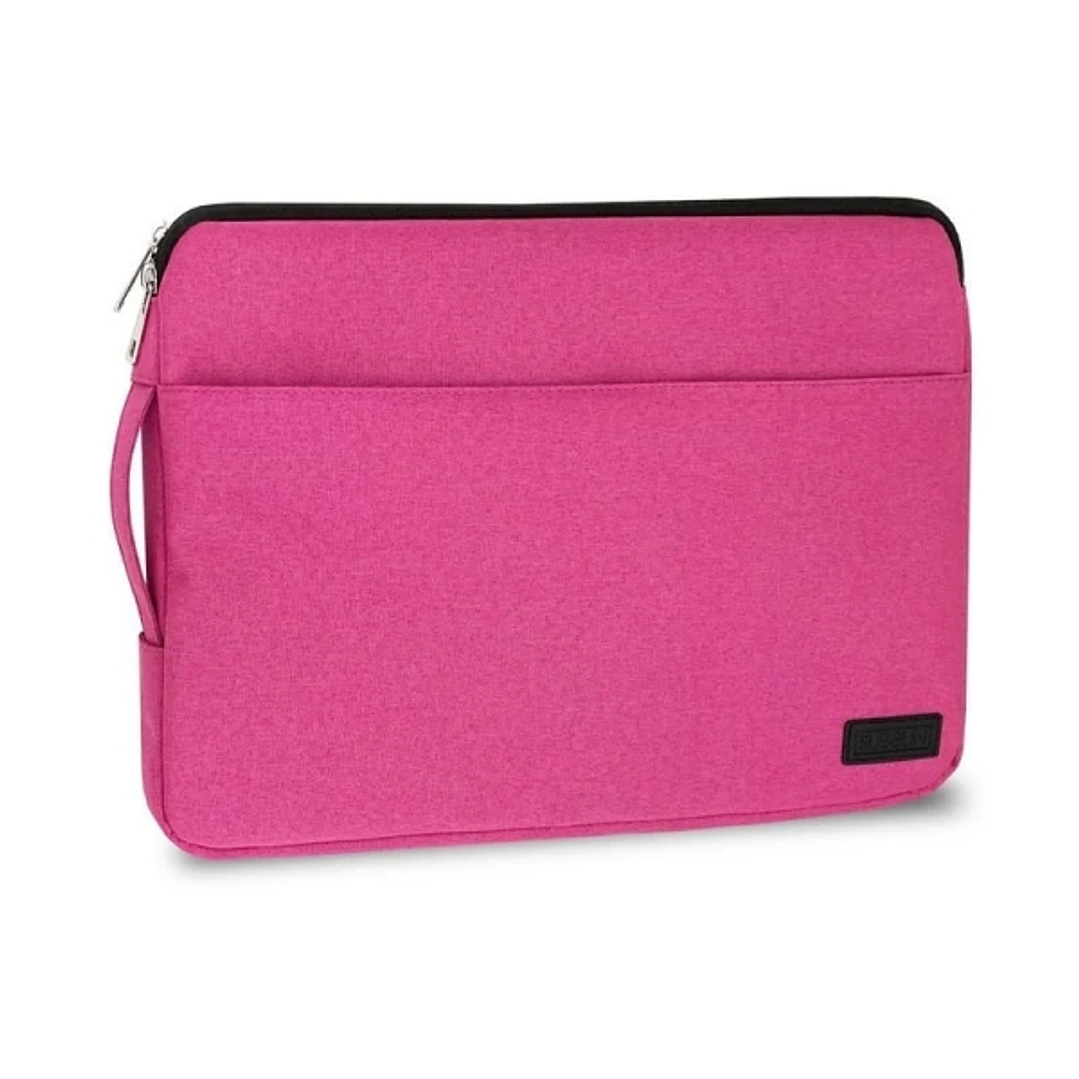Subblim Funda URBAN - 410mm - Asa retráctil - Slim y ligera - Protección reforzada - Bolsillo frontal - Resistente a golpes y líquidos - Color Rosa 1