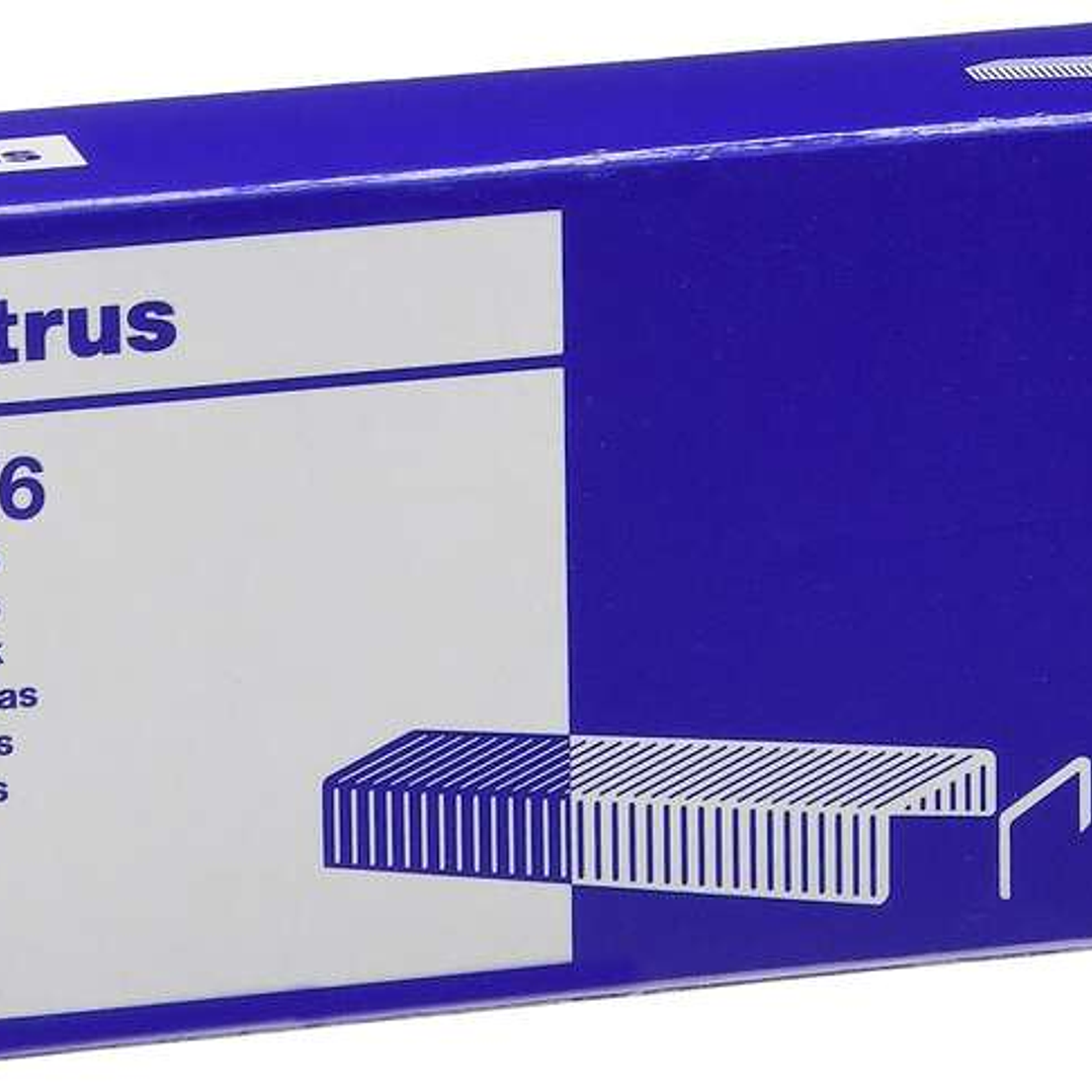 Petrus Caja de 5000 Grapas 26/6 Cobreadas - Hasta 30 Hojas - Patilla de 6mm 1
