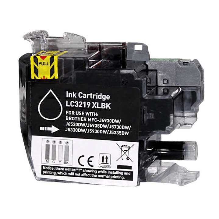 Brother LC3219XL Negro Cartucho de Tinta Generico - Reemplaza LC3219XLBK 1