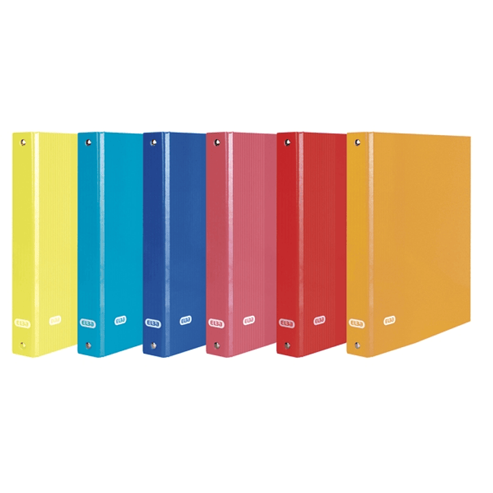 Elba Color Life Carpeta de Anillas 4Dx25mm Tamaño Folio - Lomo 40mm - Carton Forrado Exterior - Colores Surtidos 1