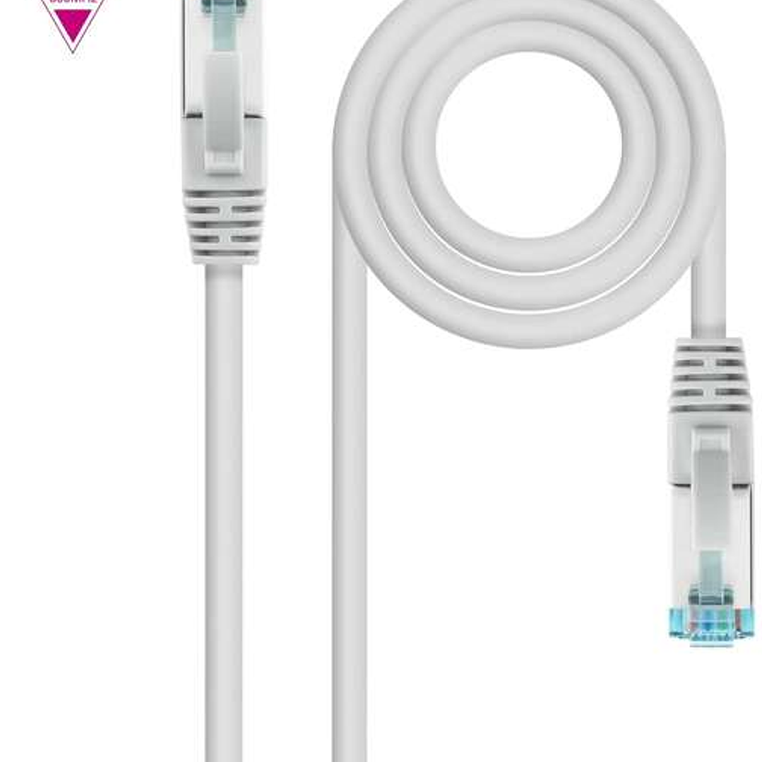 Nanocable Cable de Red Latiguillo Cat.7 600Mhz LSZH SFTP PIMF AWG26 2m 1
