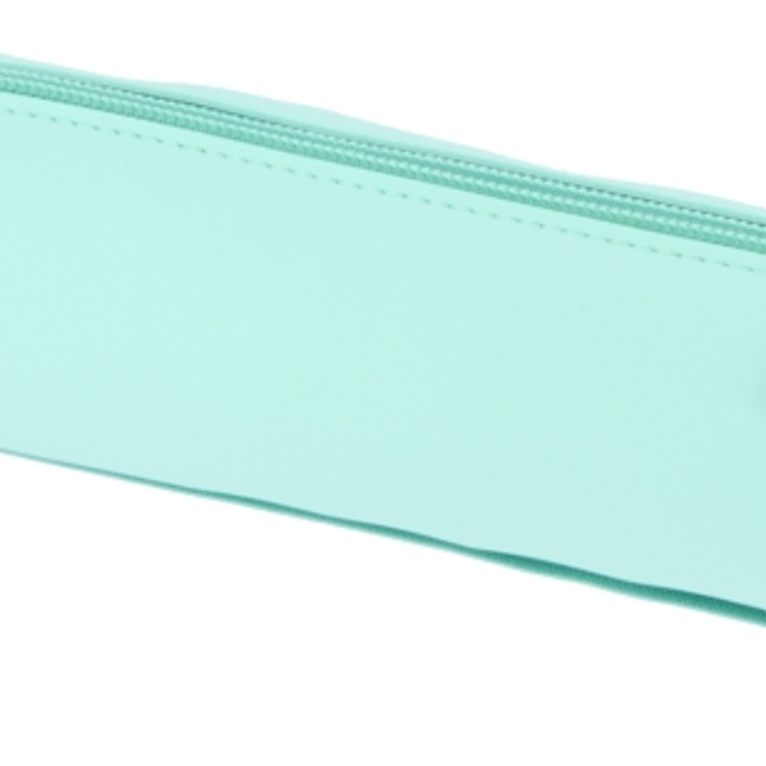 Oxford Live & Go Estuche Cuadrado Pequeño - Material Acolchado - Goma Elastica para unirlo al Cuaderno - Color Azul 1