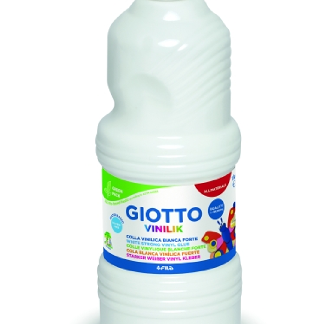 Giotto Vinilik Cola Vinilica - 1Kg - Fuerte - Botella de Plastico - Color Blanco 1