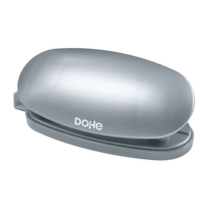 Dohe Taladro de Sobremesa Resistente - Capacidad de Taladro hasta 16 Hojas - Guia para Regular Tamaño de Papel - Cubeta para Residuos de Gran Capacida 1
