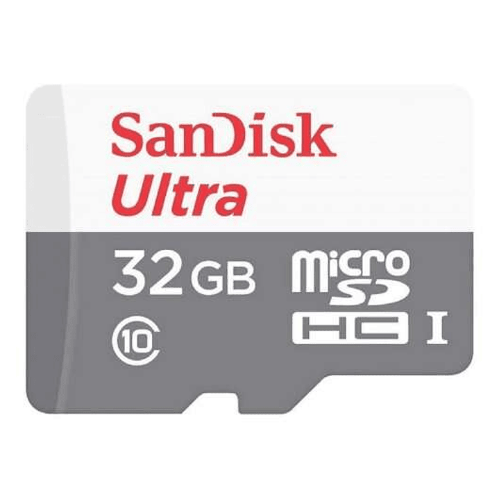 Sandisk Ultra Tarjeta Micro SDHC 32GB UHS-I U1 Clase 10 100MB/s + Adaptador SD 1