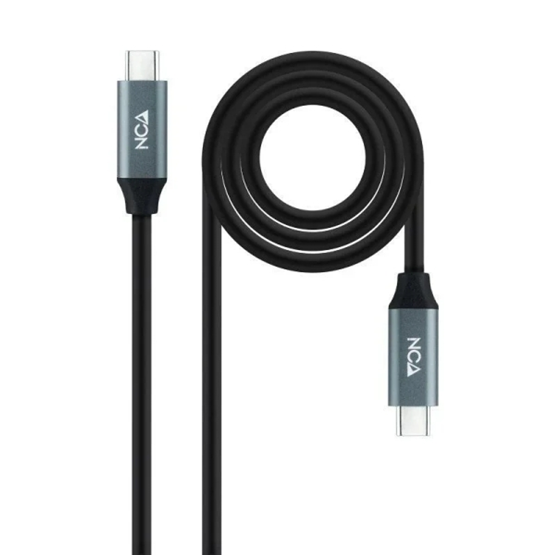 Nanocable Cable USB 3.2 Gen2x2 100W 4K/60Hz USB-C M/M - Longitud 3m - Color Negro 1