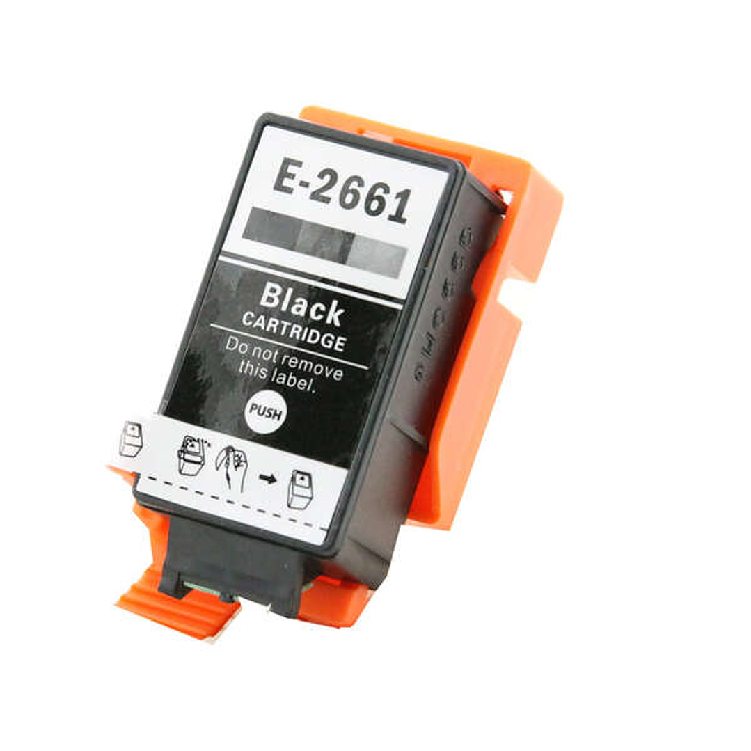 Epson T266 Negro Cartucho de Tinta Generico - Reemplaza C13T26614010 1