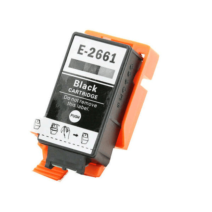 Epson T266 Negro Cartucho de Tinta Generico - Reemplaza C13T26614010 1