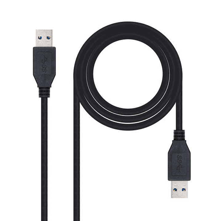 Nanocable Cable USB-A 3.0 Macho a USB-A Macho 1m 1