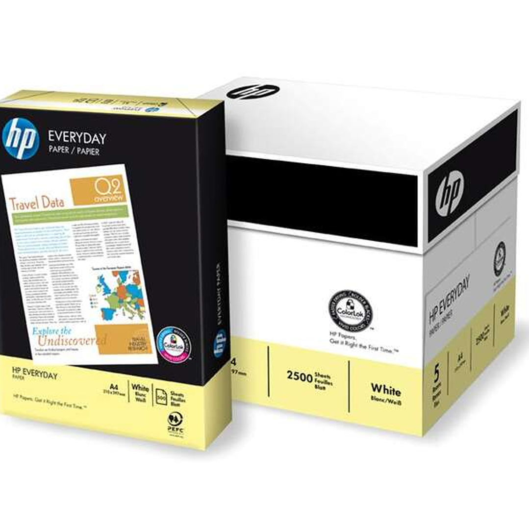 HP Papel A4 Everyday 500 Hojas Blanco 1