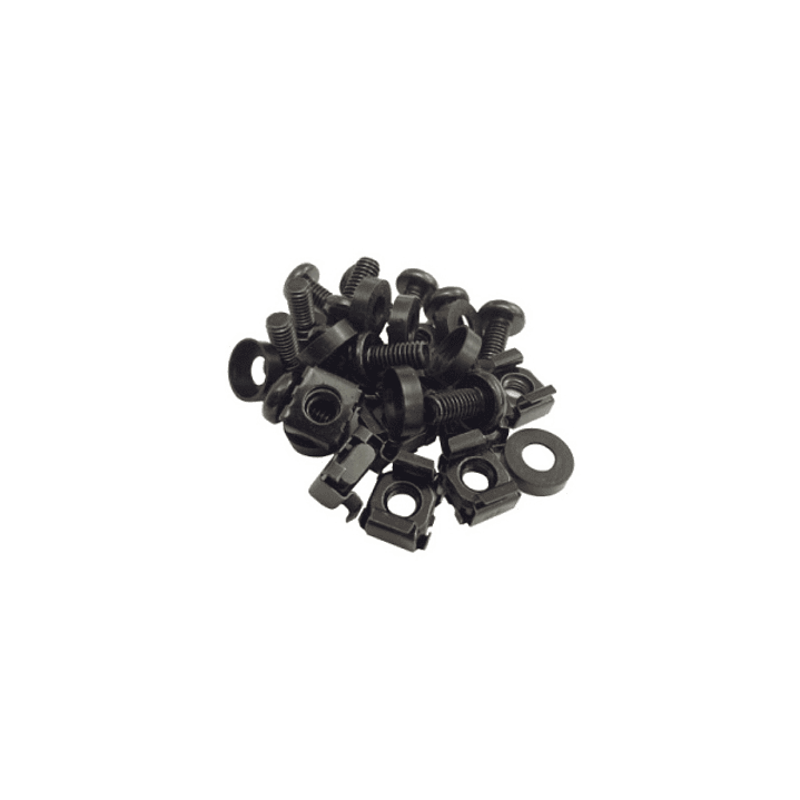 WP Pack de 20 Tornillos y Tuercas Enjauladas - Color Negro 1