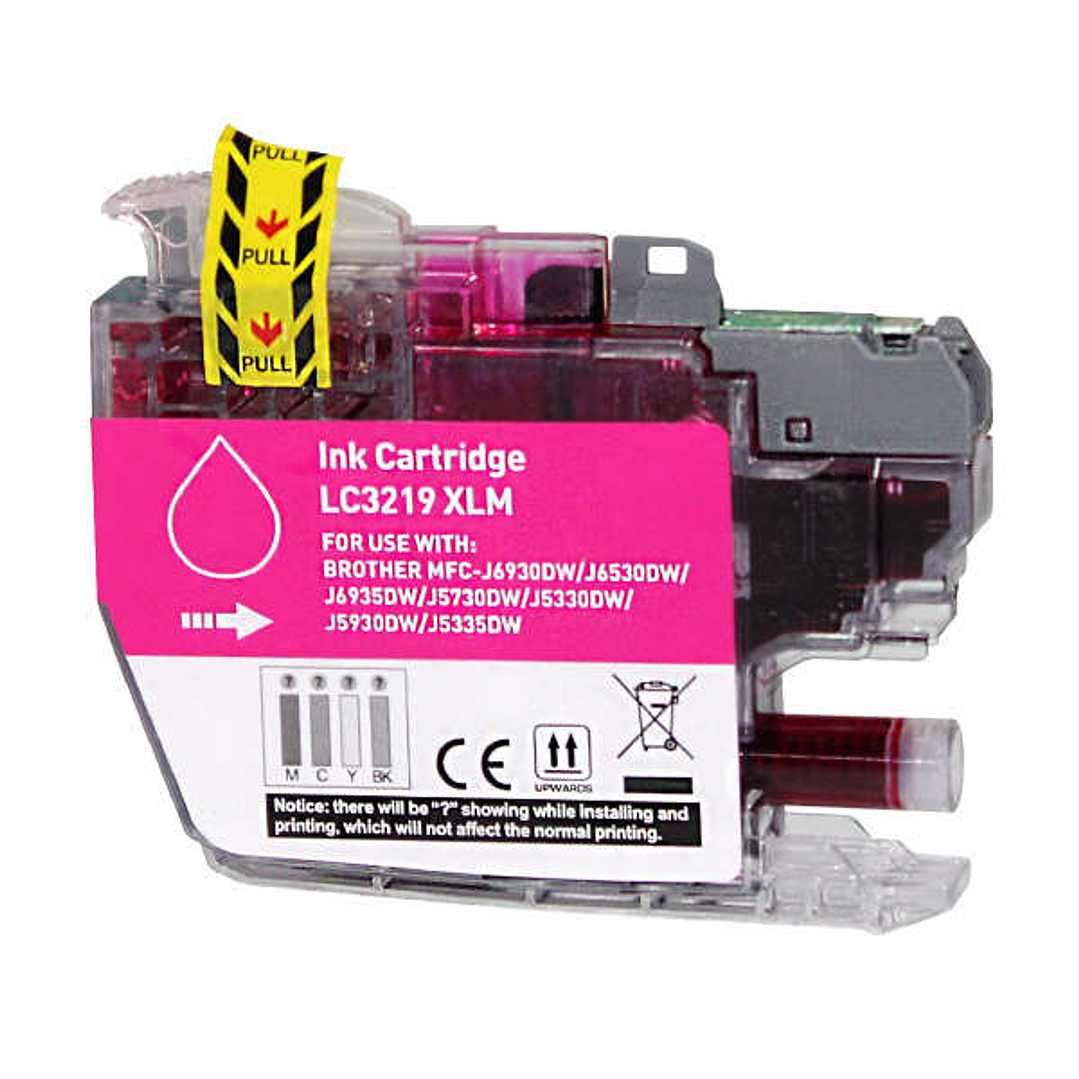 Brother LC3219XL Magenta Cartucho de Tinta Generico - Reemplaza LC3219XLM 1
