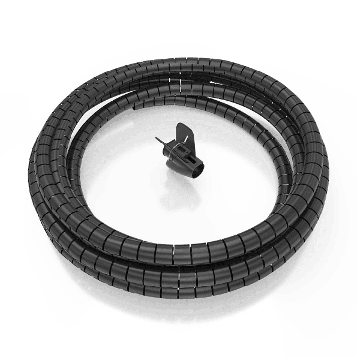 Aisens Organizador de Cable en Espiral 25mm - 6.0m - Color Negro 1