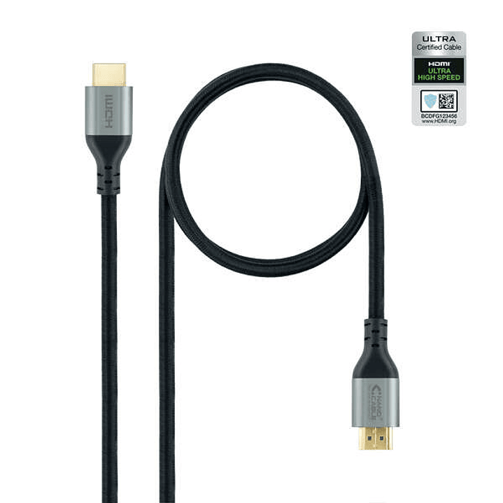Nanocable Cable HDMI 2.1 Certificado Ultra HS M-M 2m - Color Negro 1