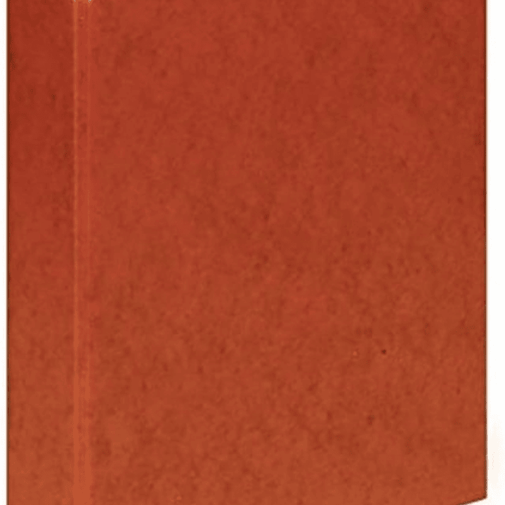 Elba Carpeta de Anillas 2Dx40mm Tamaño Folio - Con Compresor - Lomo 50mm - Carton Cuero - Color Marron 1