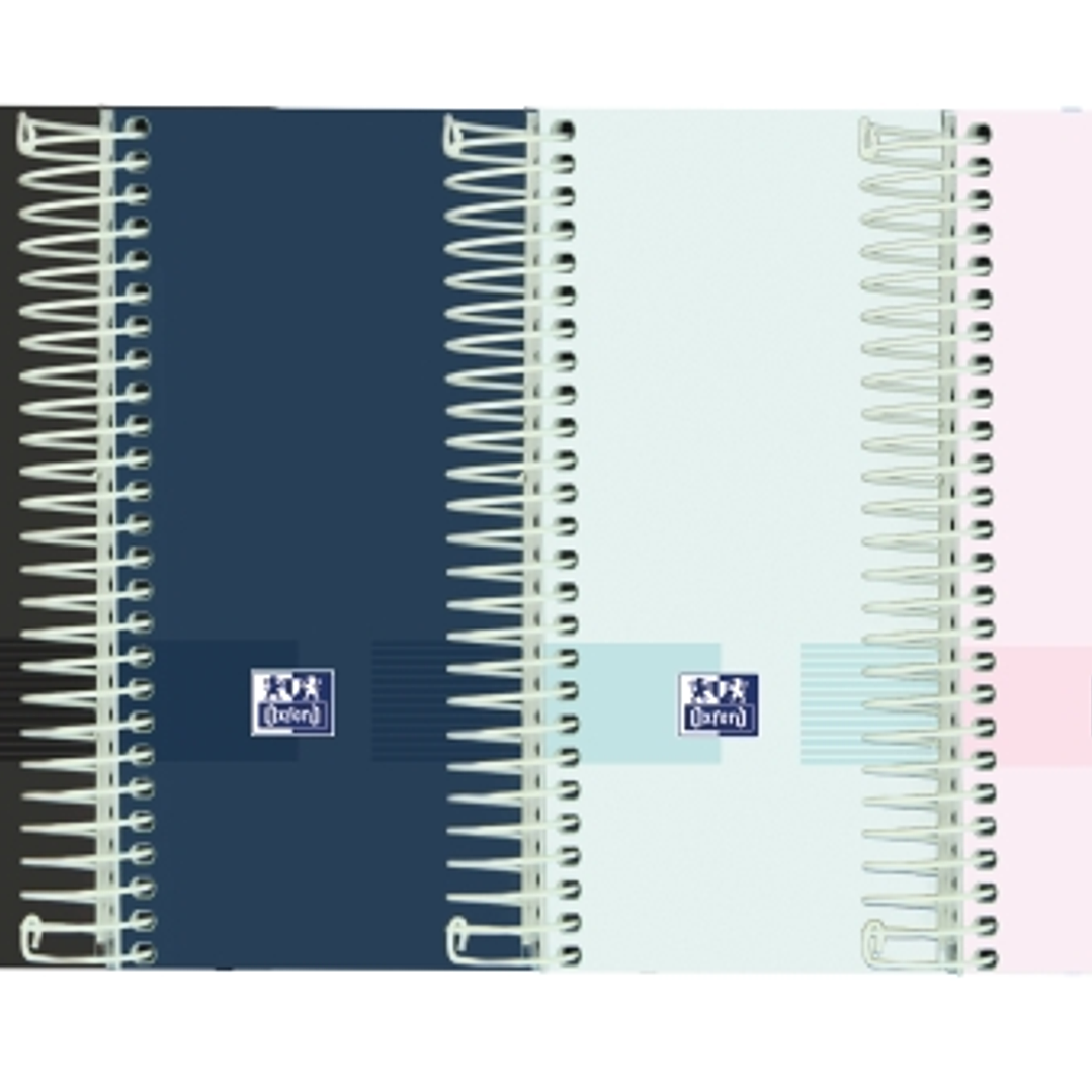 Oxford Live & Go Agenda Escolar 25/26 Espiral Semana Vista - Tamaño 8º - Tapa de Plastico Opaco - Esquinas Microperforadas - Espacio para Notas - Cier 1