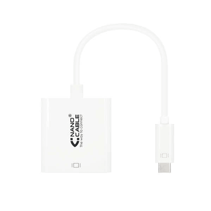 Nanocable Conversor USB-C A HDMI 4K - 15 CM - Color Blanco 1