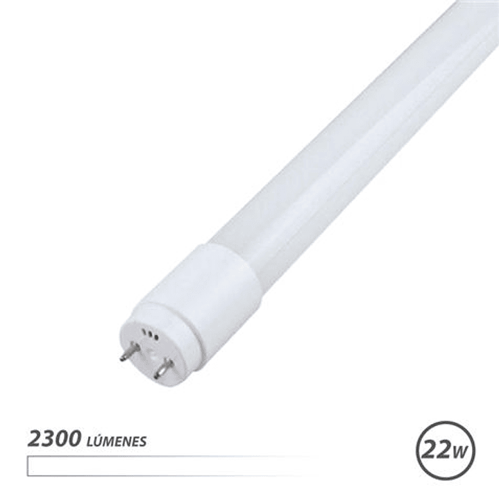 Elbat Tubo LED Cristal 22W 150cm Luz Blanca - Color Blanco 1