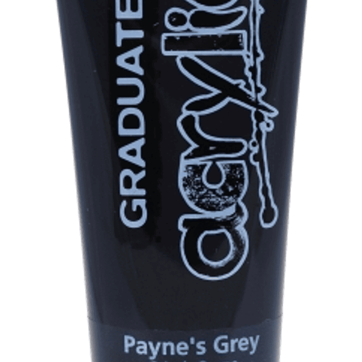 Daler Rowney Graduate Pintura Acrilica - Tubo de Plastico - 120ml - Color Gris de Payne 1