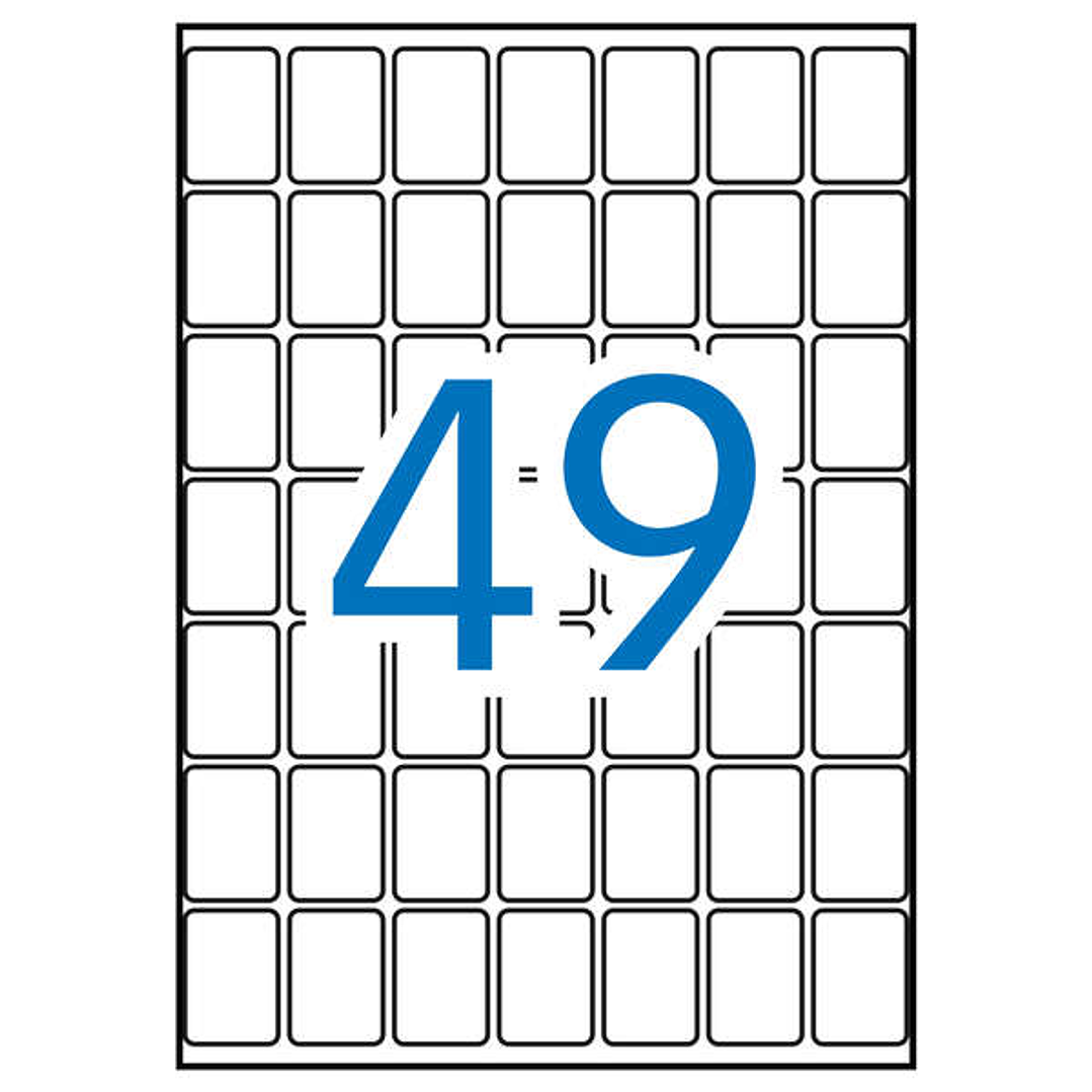 Apli Etiquetas A5 Blancas 19.0 x 27.0mm 15 Hojas 1