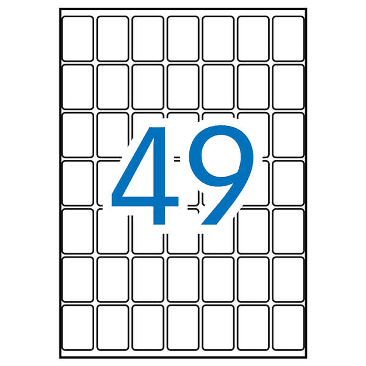 Apli Etiquetas A5 Blancas 19.0 x 27.0mm 15 Hojas 1