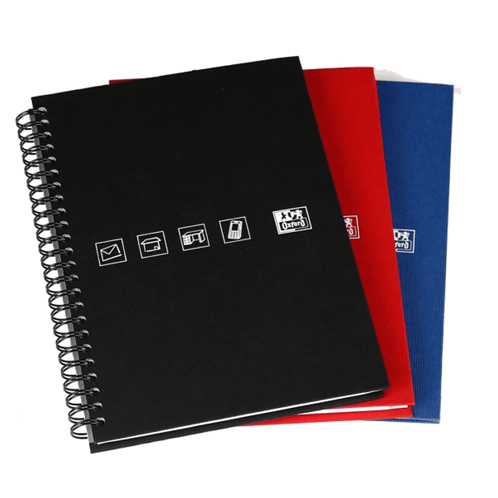 Oxford School Indice Telefonico A5 Doble Espiral - Practico y Resistente - Tamaño Ideal para Llevar en la Mochila - Colores Surtidos 1