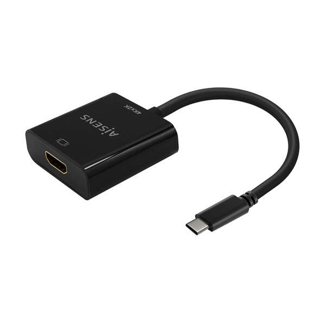 Aisens Conversor USB-C a HDMI 4K@30Hz - USB-C/M-HDMI/H - 15cm - Color Negro 1