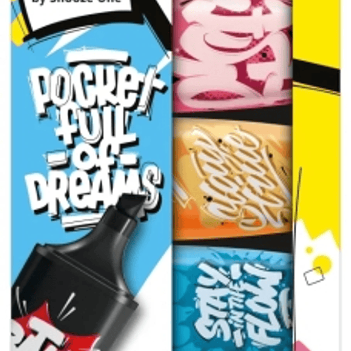 Stabilo Boss Mini by Snooze One Pack de 6 Mini Marcadores Fluorescentes - Trazo entre 2 y 5mm - Tinta con Base de Agua - Antisecado - Colores Surtidos 1