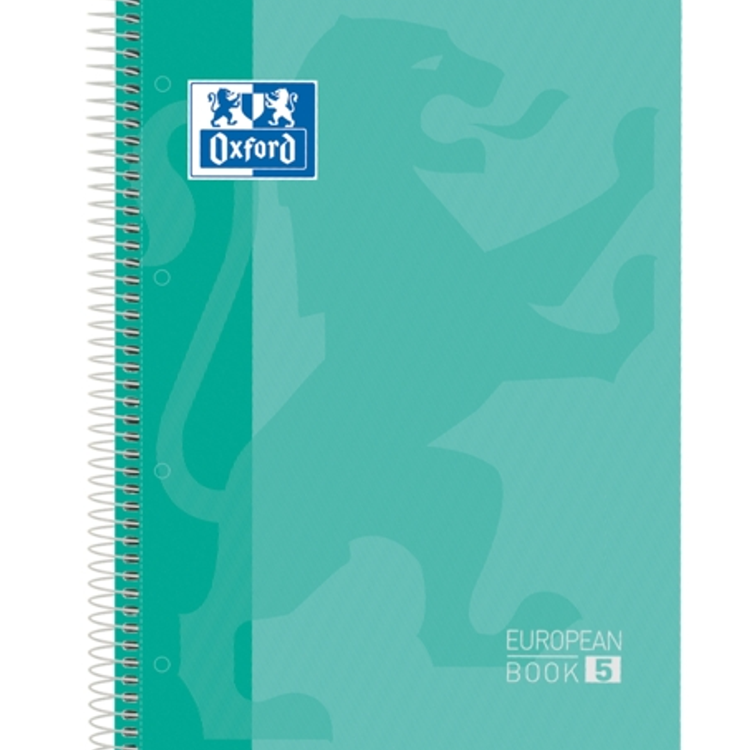 Oxford School Classic A4+ Europeanbook - Tapa Extradura - 50% Hojas Gratis - 5x5 - 120 Hojas 1