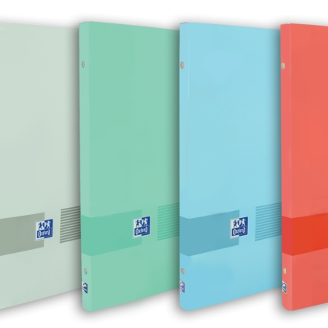 Oxford & You A4+ Carpeta Clasificadora con 12 Separadores de Cartulina - Tapa Extradura - Cierre con Goma Elastica - Colores Surtidos 1