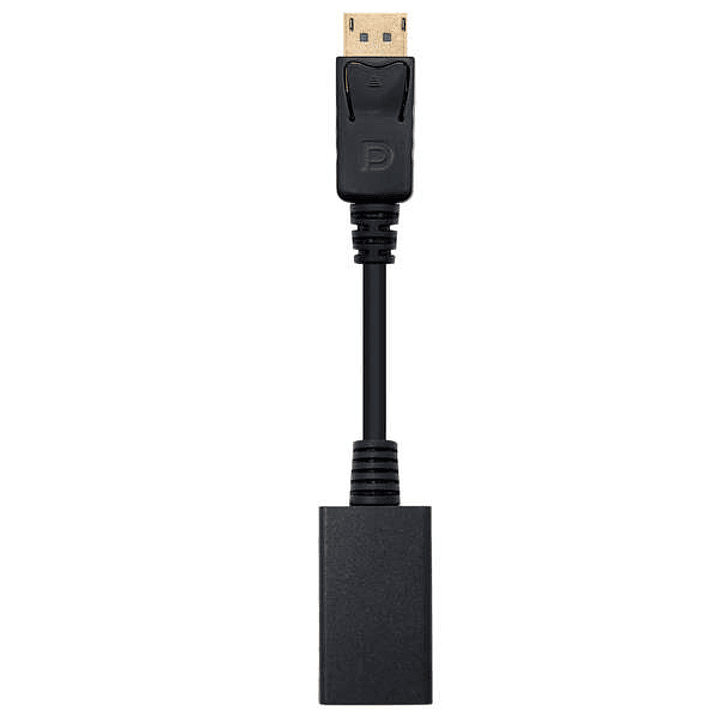 Nanocable Conversor DisplayPort a HDMI - DP/M-HDMI A/H - 15 cm - Color Negro 1