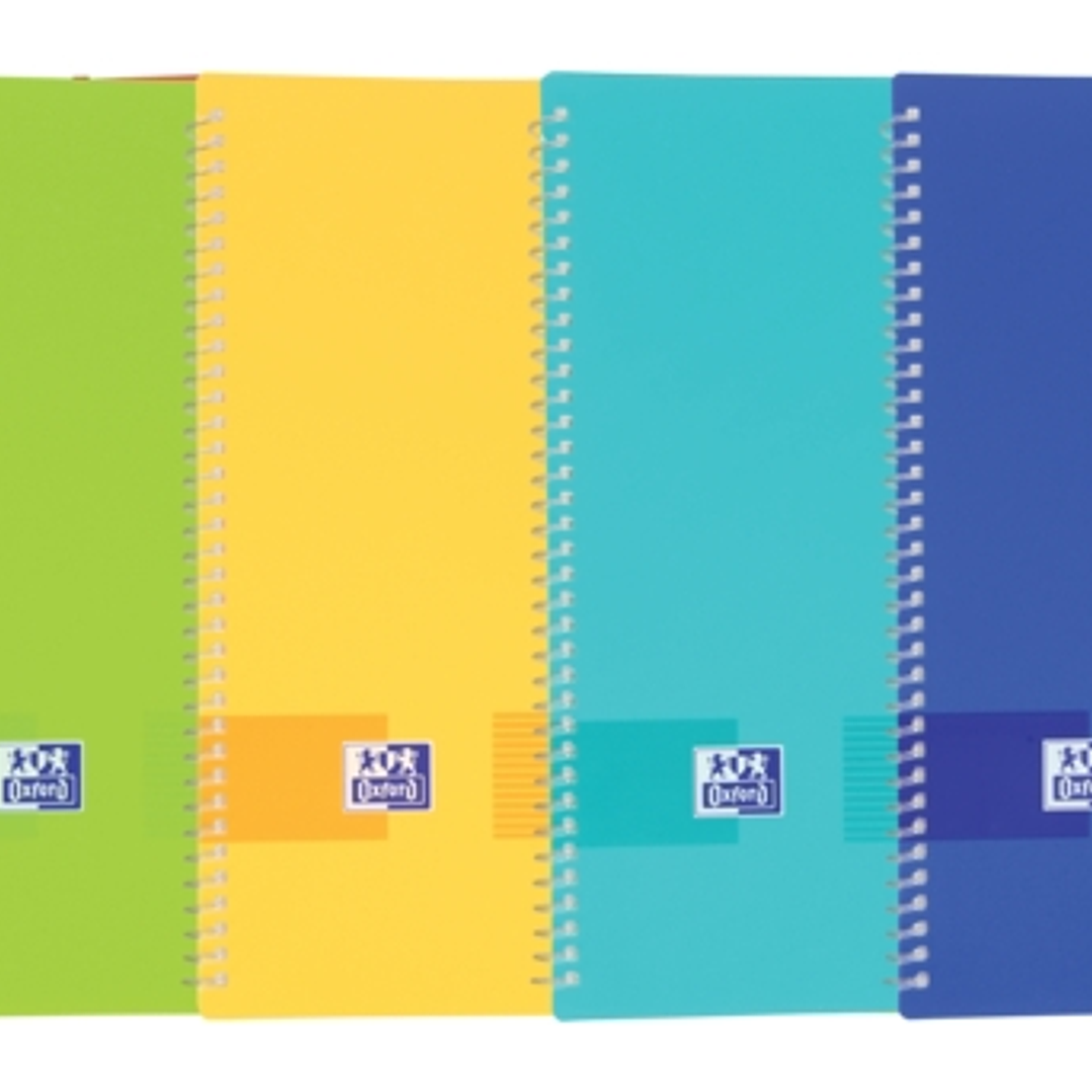 Oxford Live & Go A4 Carpeta de Fundas Espiral - Tapa de Plastico Opaco - 20 Fundas 1