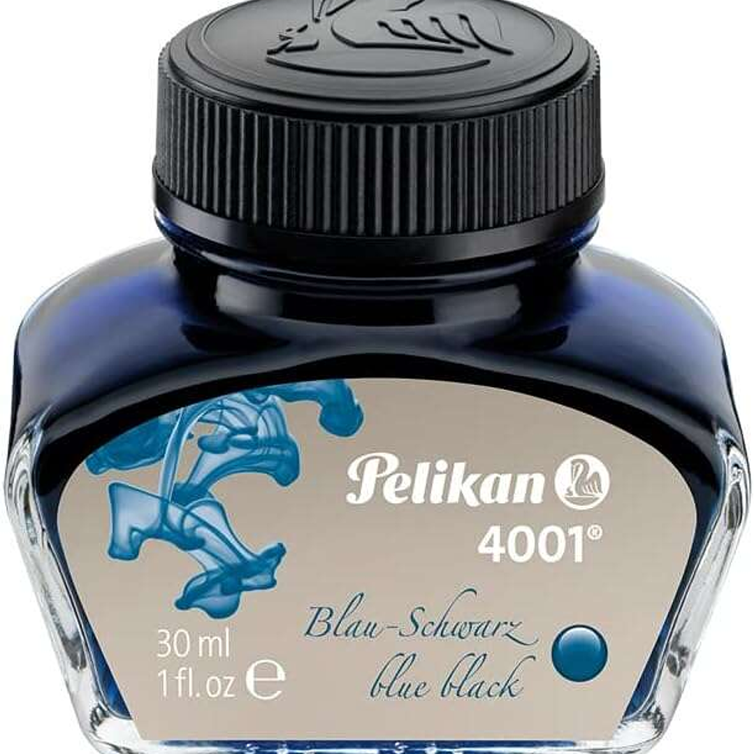 Pelikan Tinta 4001 No.78 - Frasco 30ml - Asegura el Perfecto Funcionamiento de la Estilografica - Color Azul/Negro 1
