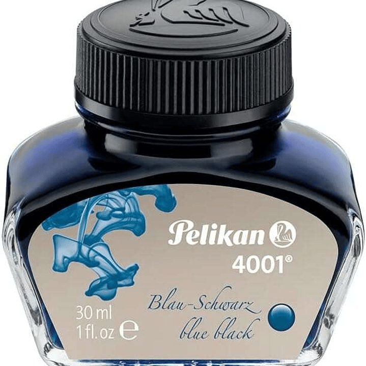 Pelikan Tinta 4001 No.78 - Frasco 30ml - Asegura el Perfecto Funcionamiento de la Estilografica - Color Azul/Negro 1
