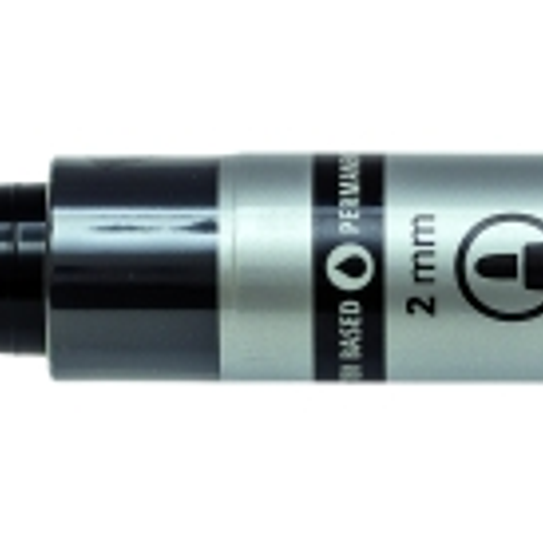 Lyra Mark All Rotulador Permanente - Multisuperficie - Punta Redonda - 2mm - Color Negro 1