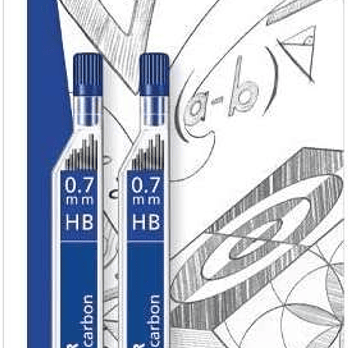 Staedtler Micro Carbon 250 Pack de 2 Tubos de 12 Minas - Mina HB de 0.7mm - Resistencia a la Rotura - 90% Procedente de Materiales Naturales 1
