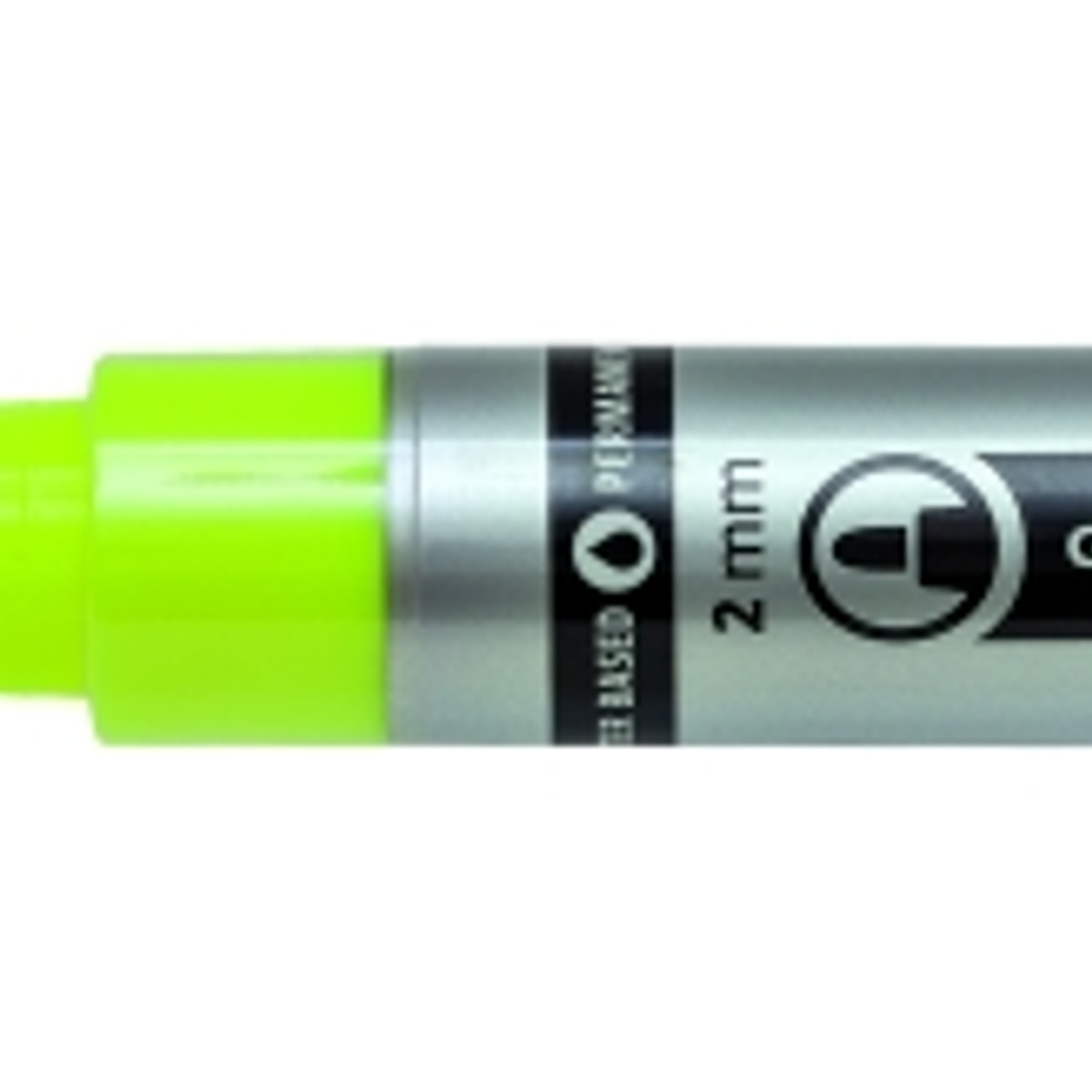 Lyra Mark All Rotulador Permanente - Multisuperficie - Punta Redonda - 2mm - Color Amarillo Neon 1