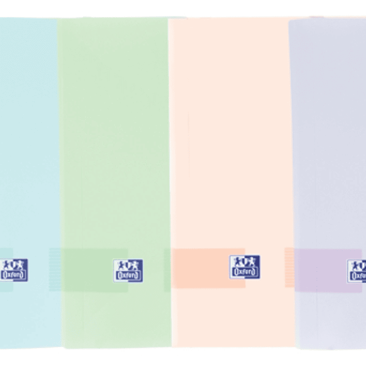 Oxford Live & Go A4+ Carpeta de Gomas - Tapa Plastico Opaco - 3 Solapas - Lomo 30mm - Colores Surtidos 1