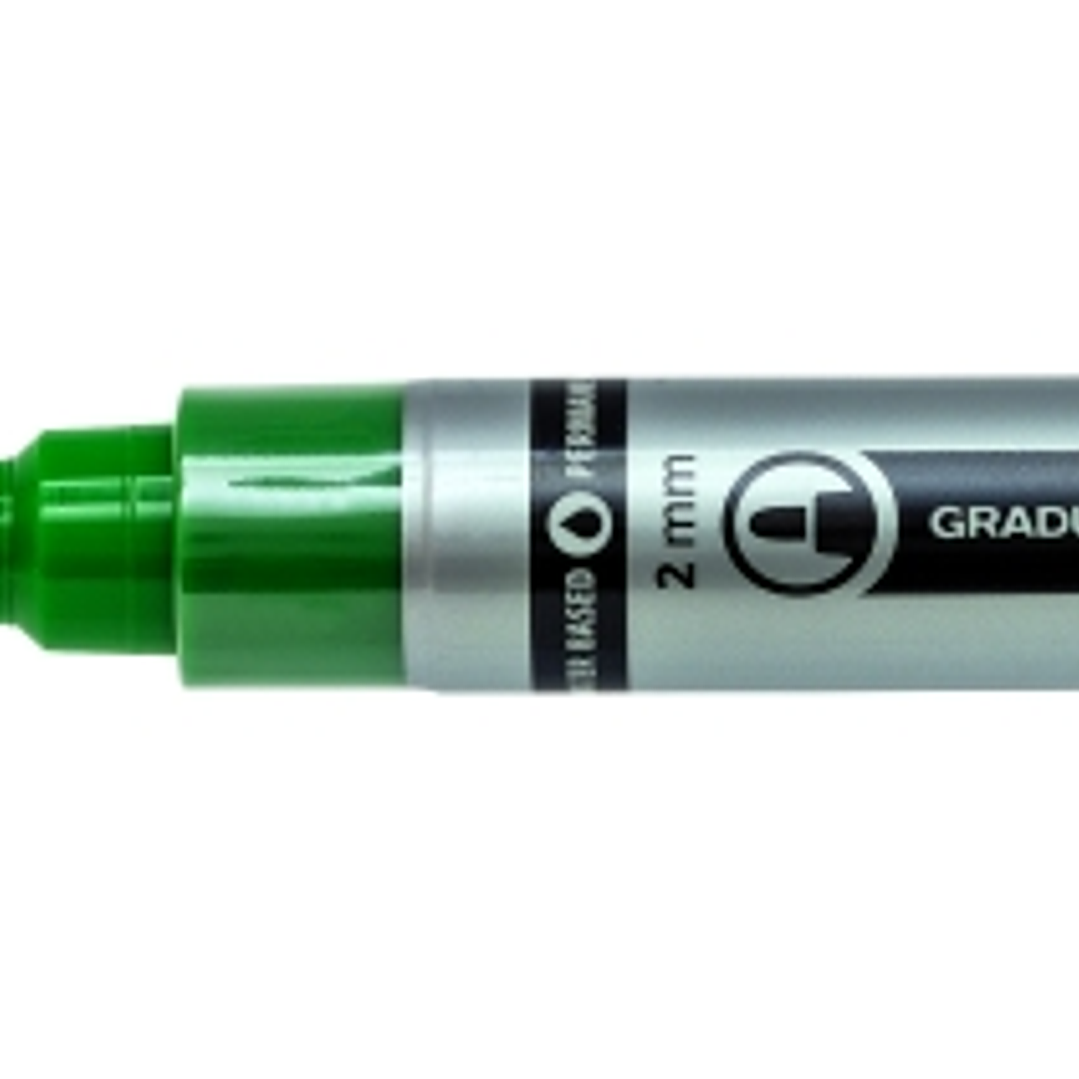 Lyra Mark All Rotulador Permanente - Multisuperficie - Punta Redonda - 2mm - Color Verde Vejiga 1