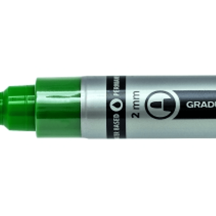 Lyra Mark All Rotulador Permanente - Multisuperficie - Punta Redonda - 2mm - Color Verde Vejiga 1