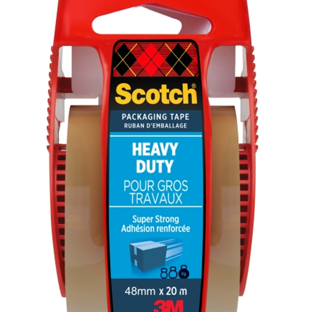 Scotch Precinto de Embalaje - 48mm x 20m - Incluye Dispensador - Color Transparente 1