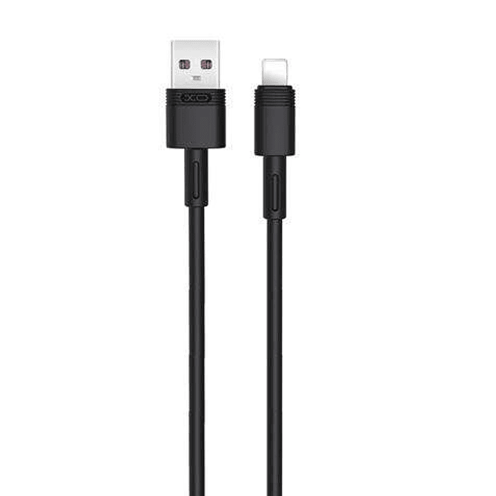 XO NB166 Cable USB-A Macho a Lightning 5A - Carga + Transmision de Datos Alta Velocidad - Longitud 1m 1