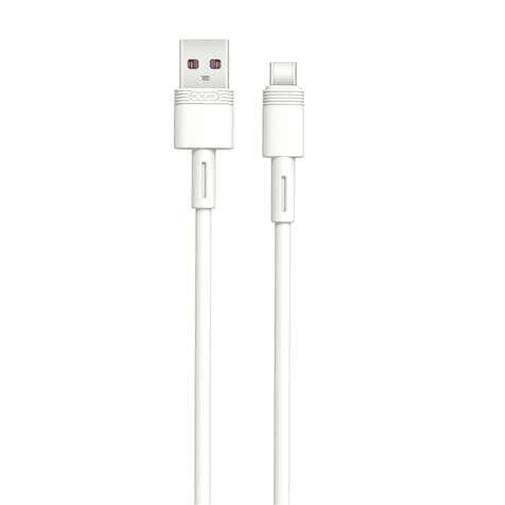 XO Cable NBQ166 Carga Rapida USB - Tipo C - 5A - 1m - Color Blanco 1