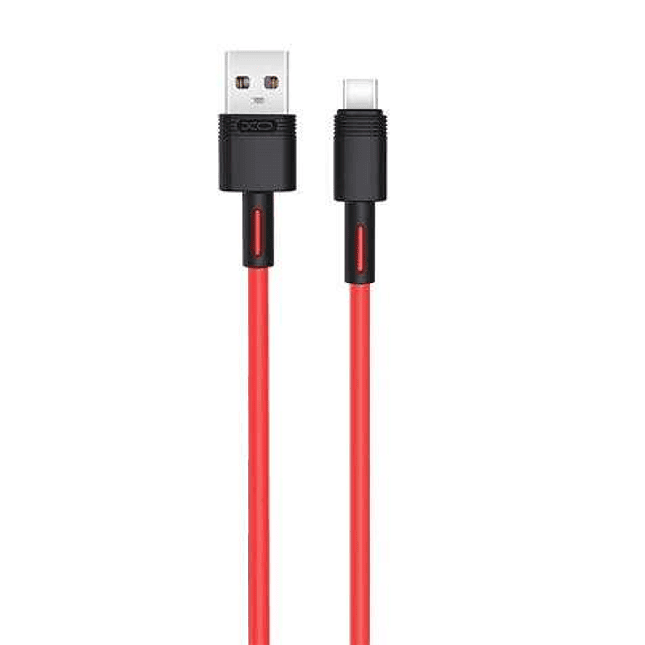 XO Cable NBQ166 Carga Rapida USB - Tipo C - 5A - 1m - Color Rojo 1
