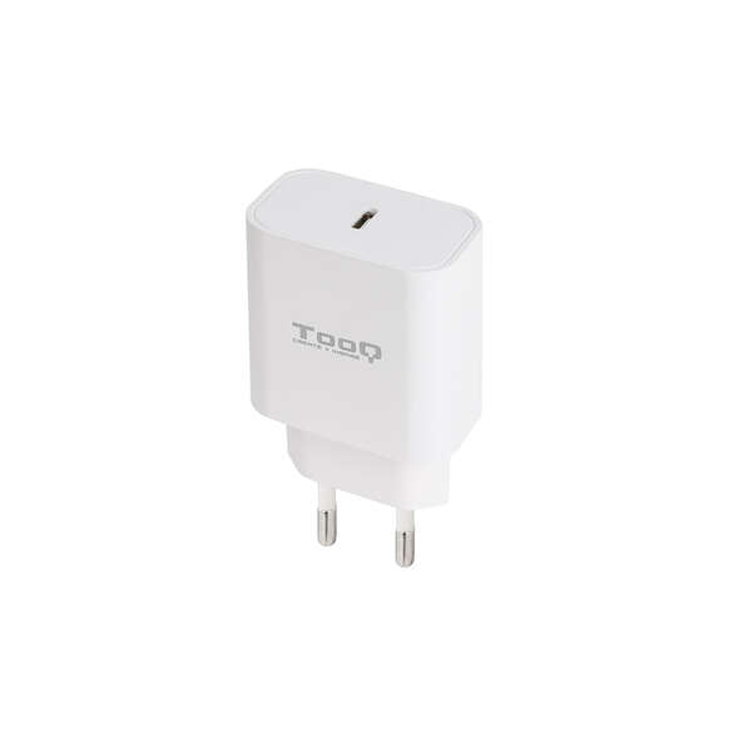 Tooq Cargador de Pared 1x USB-C/PD 20W - Color Blanco 1
