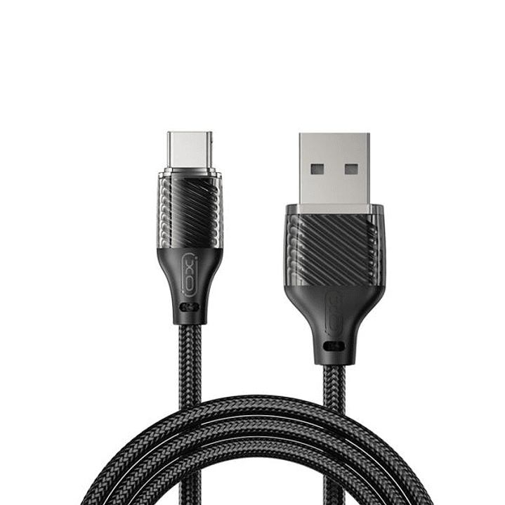 XO NB291 Cable USB-A Macho a USB-C - Carga y Transmision de Datos Alta Velocidad - 6A - 1m - Color Negro 1