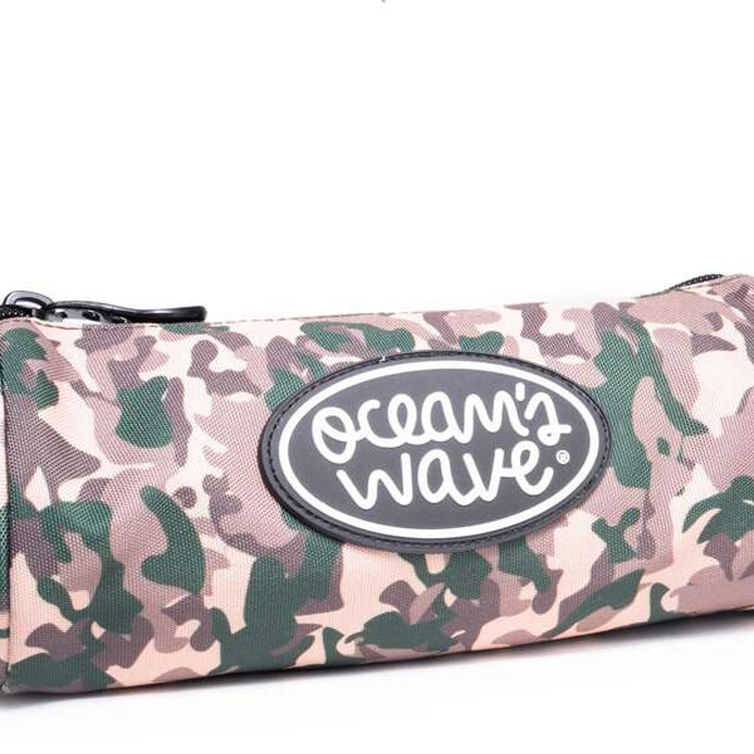 Oceans Wave Estuche Redondo - Gran Amplitud - Diseño Camuflaje Tierra 1