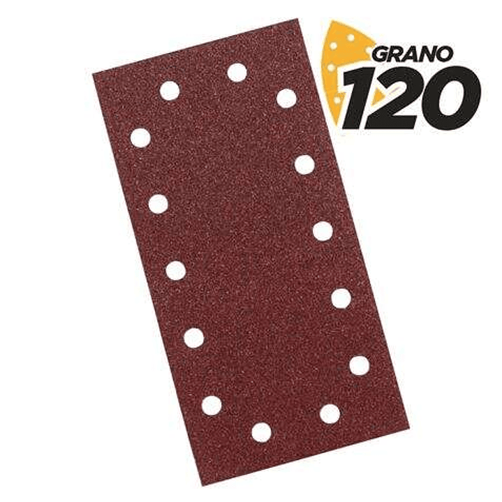 Blim Pack de 10 Lijas para Lijadora BL0123 - Grano 120 - Formato Rectangular 1