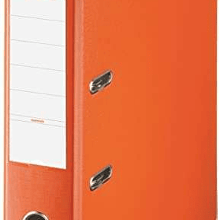 Esselte Archivador de Palanca - Formato Folio - Lomo 75mm - Capacidad para 500 Hojas - Color Naranja 1